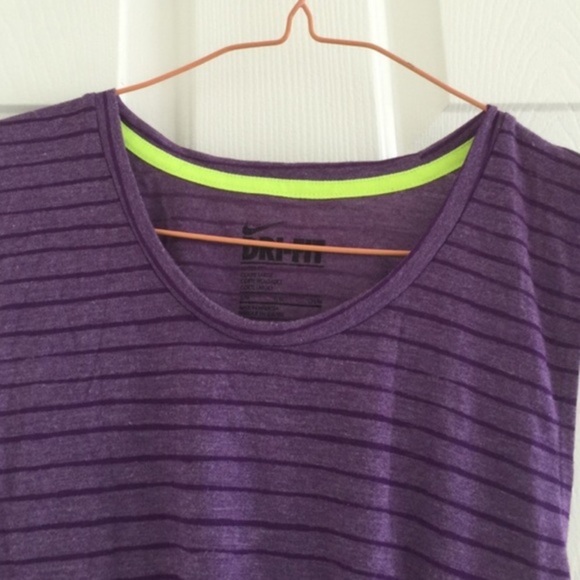 Nike purple straps side tie tank - Picture 3 of 5